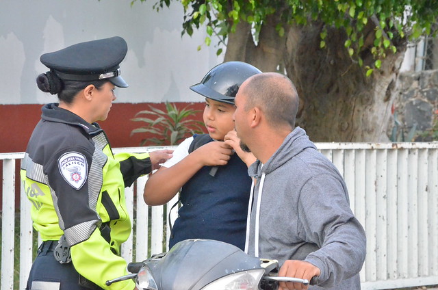 Instruyen a niños de primarias de Jamay sobre seguridad vial Bienvenidos